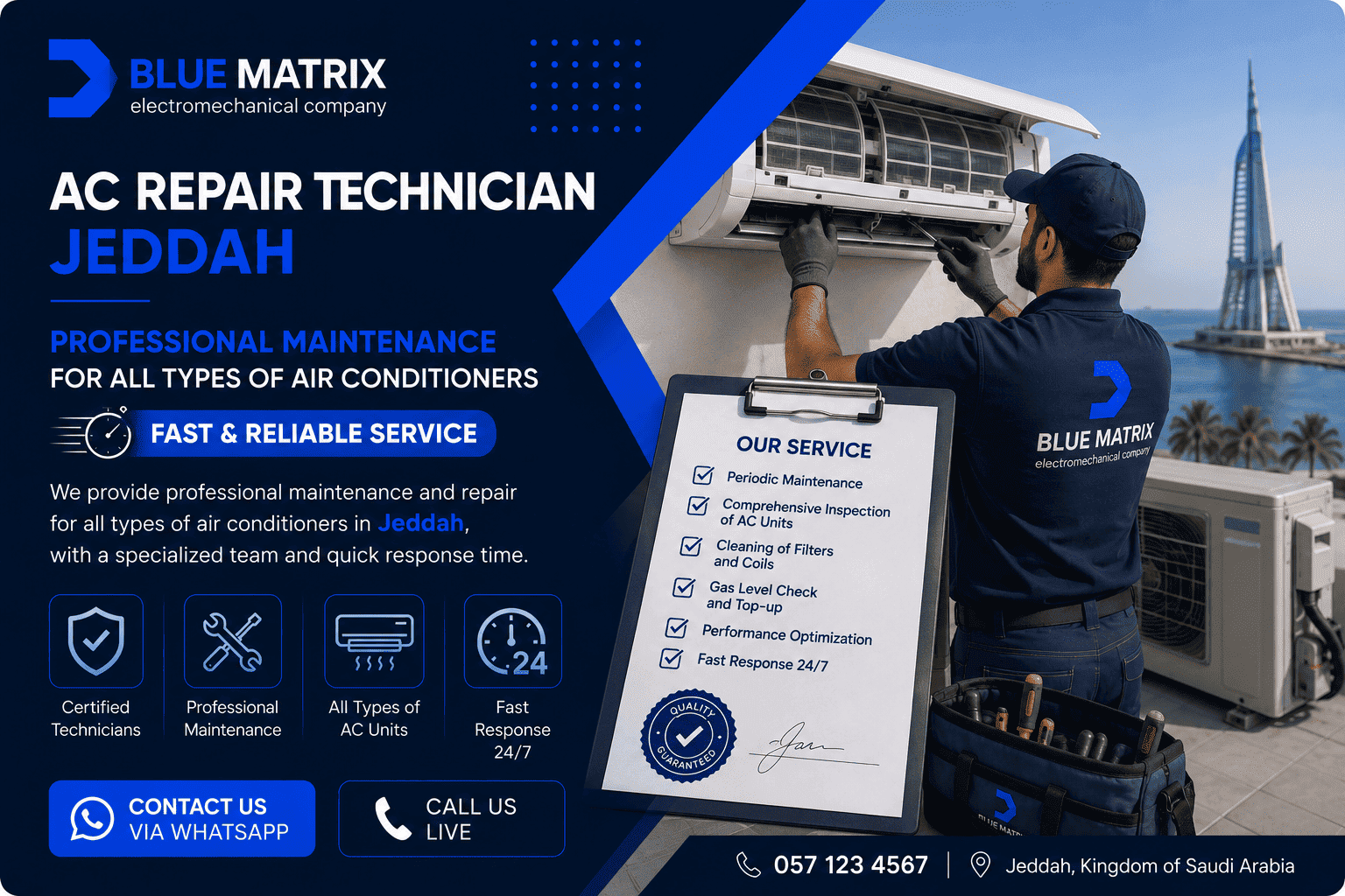 Air Conditioning Technician in Jeddah