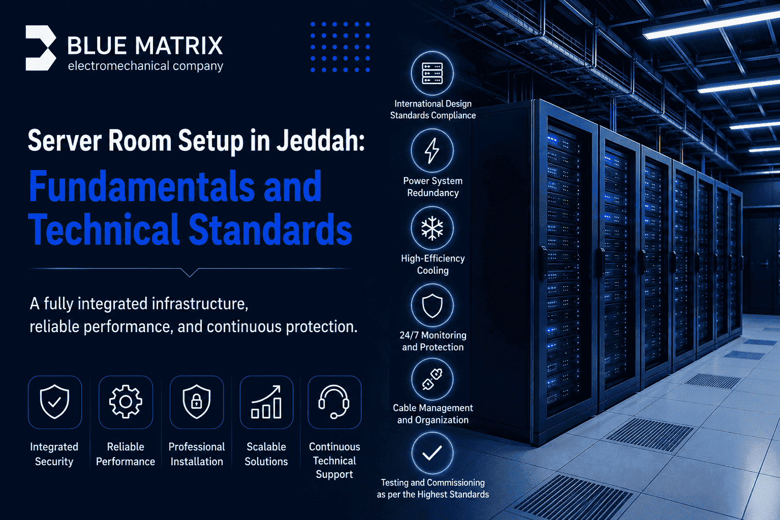 Server Room Preparation in Jeddah: Technical Foundations and Standards