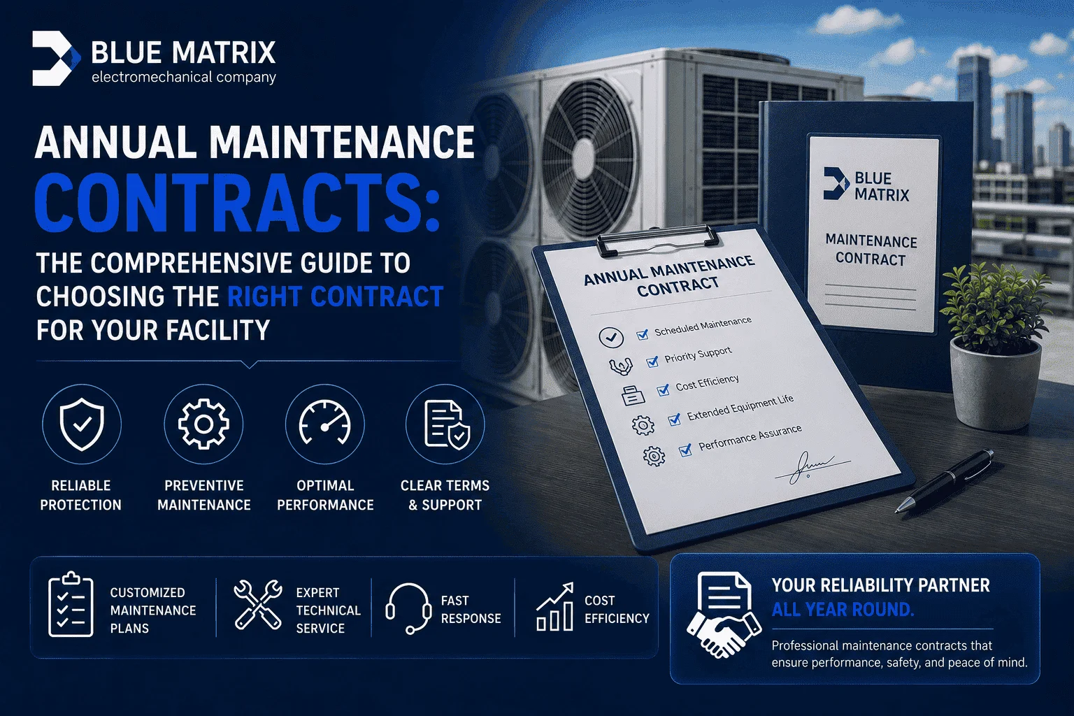 Annual Maintenance Contracts: The Comprehensive Guide to Choosing the Right Contract for Your Facility